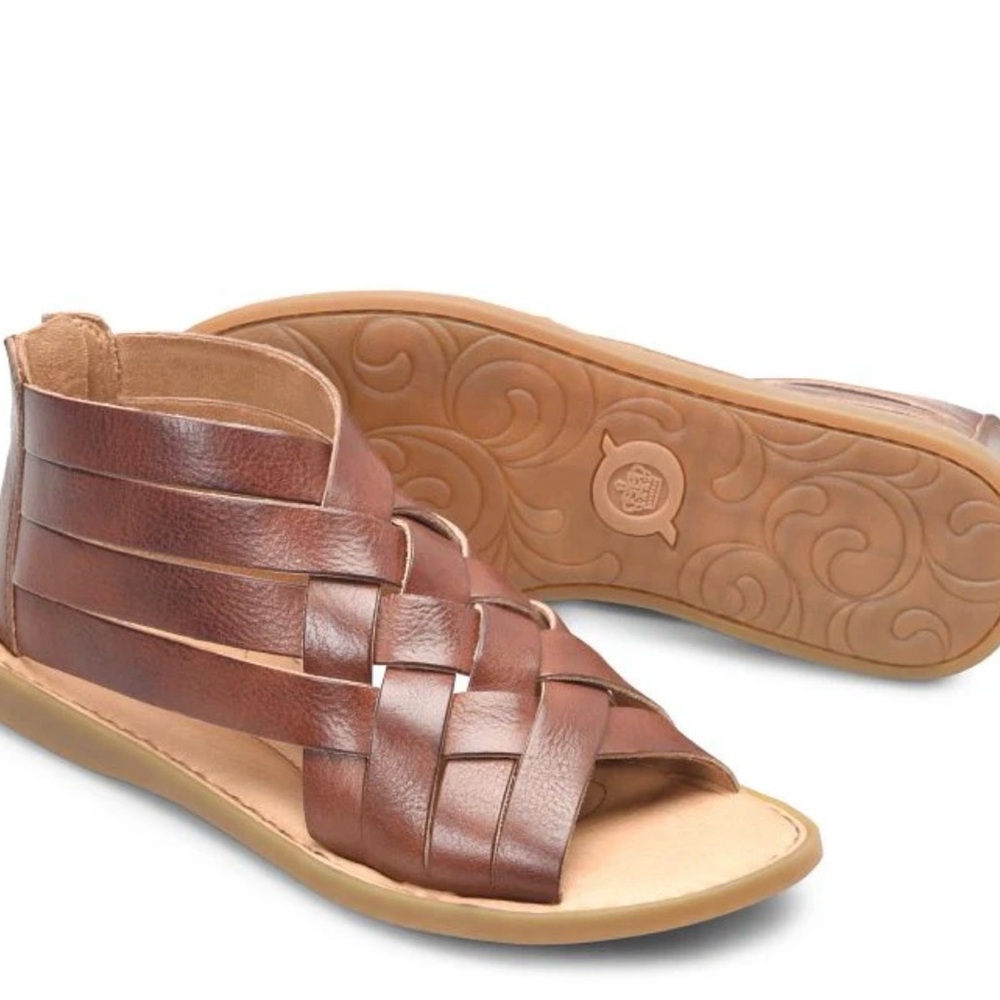 Born Iwa Woven Leather Women's Sandals 39 - Picture 2 of 3